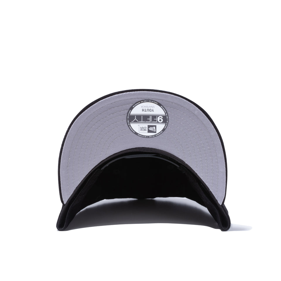 Youth 9FIFTY ニューヨーク・ヤンキース マイクロコーデュロイ ブラック