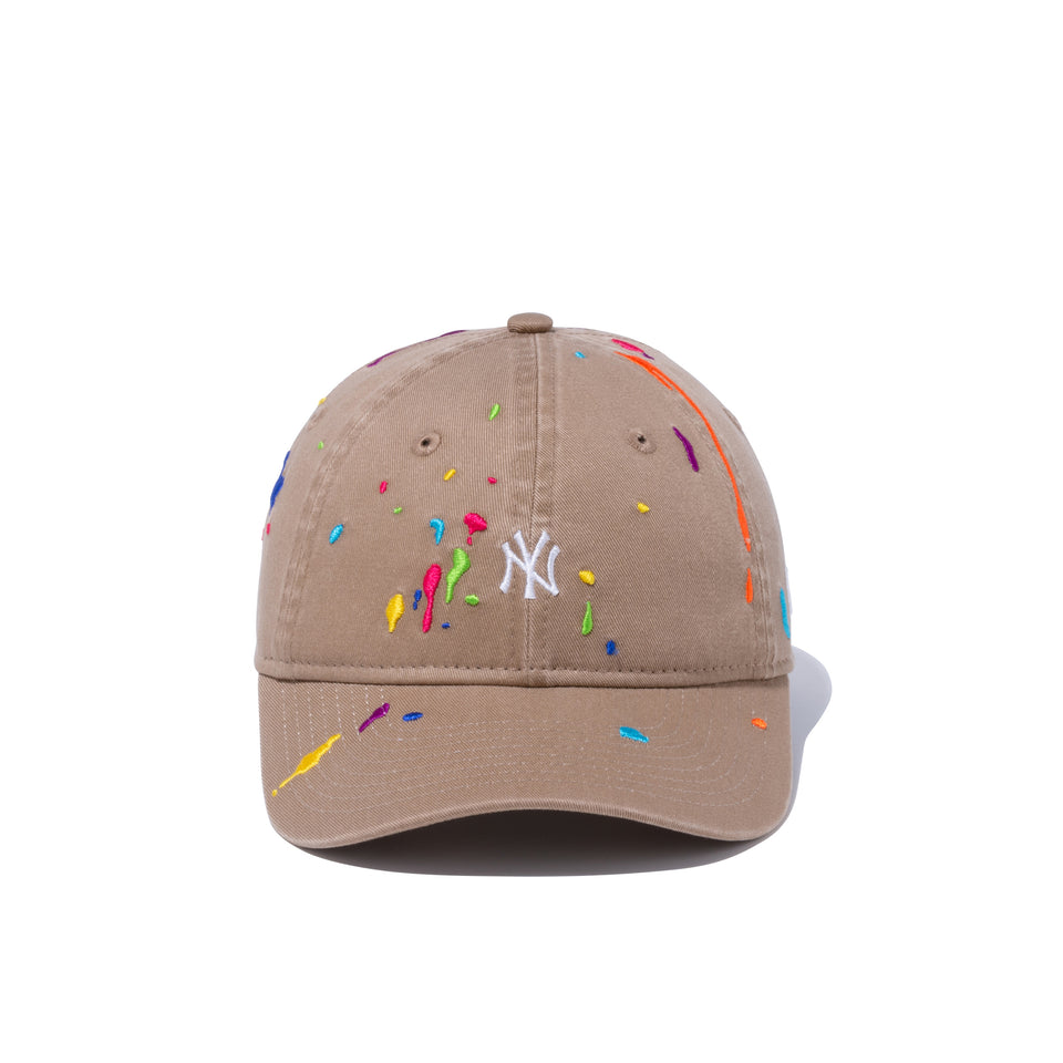 Youth 9TWENTY ニューヨーク・ヤンキース スプラッシュエンブロイダリー ミニロゴ カーキ