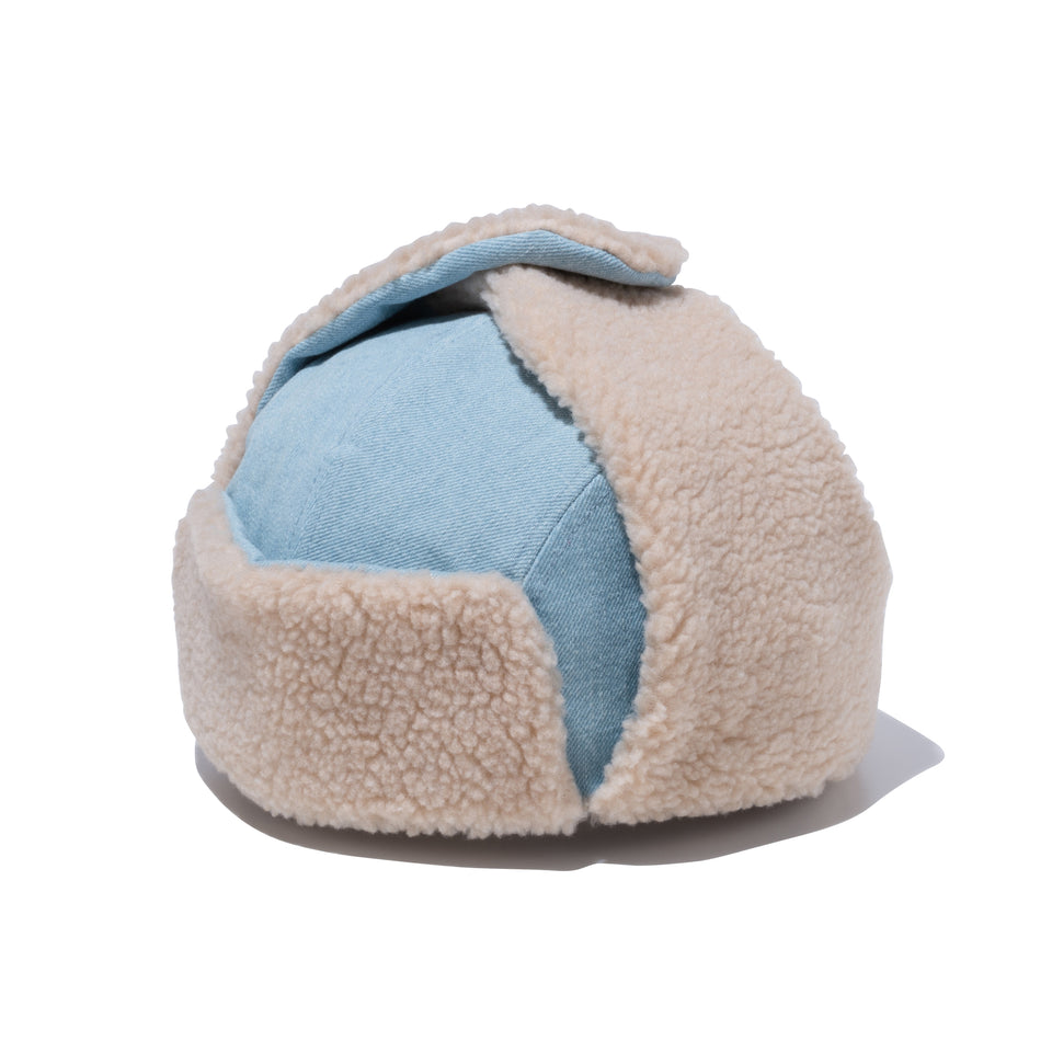 【ニューエラ アウトドア】 トラッパー ボアフリース ウォッシュドデニム