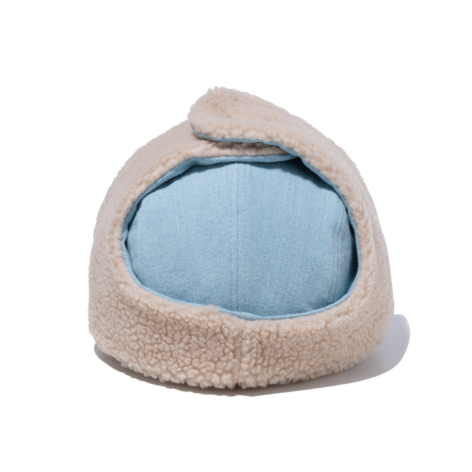 【ニューエラ アウトドア】 トラッパー ボアフリース ウォッシュドデニム