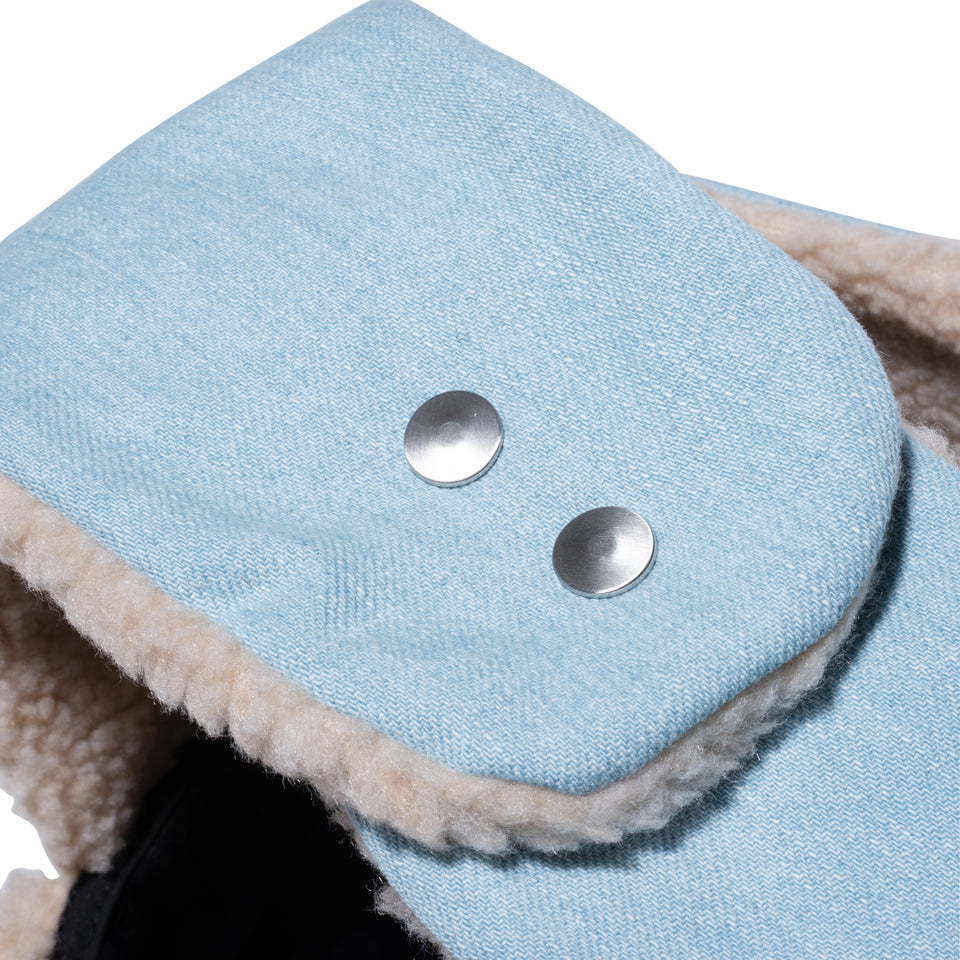 【ニューエラ アウトドア】 トラッパー ボアフリース ウォッシュドデニム