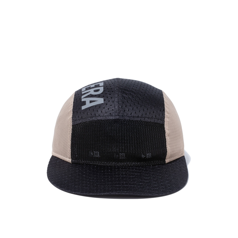 ジェットキャップ テックマルチメッシュ NEW ERA ブラック / ダークベージュ 【ニューエラ アウトドア】