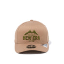 9FIFTY ストレッチスナップ マウンテン ブラック × ニューオリーブ 【ニューエラ アウトドア】