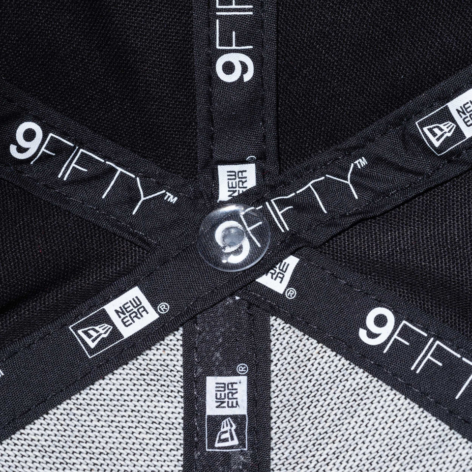 9FIFTY ストレッチスナップ マウンテン ブラック × メタリックシルバー 【ニューエラ アウトドア】