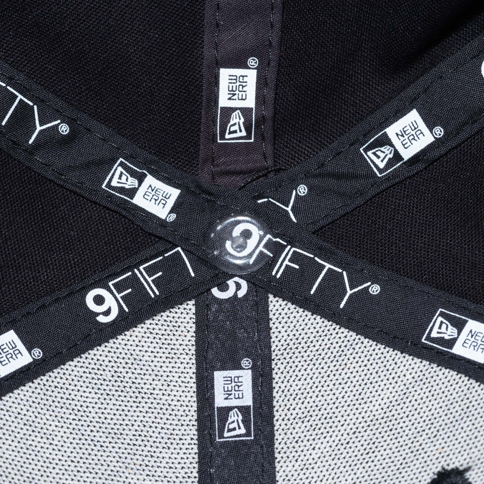 9FIFTY ストレッチスナップ アングラーズクラブ トラウト ブラック 【ニューエラアウトドア】