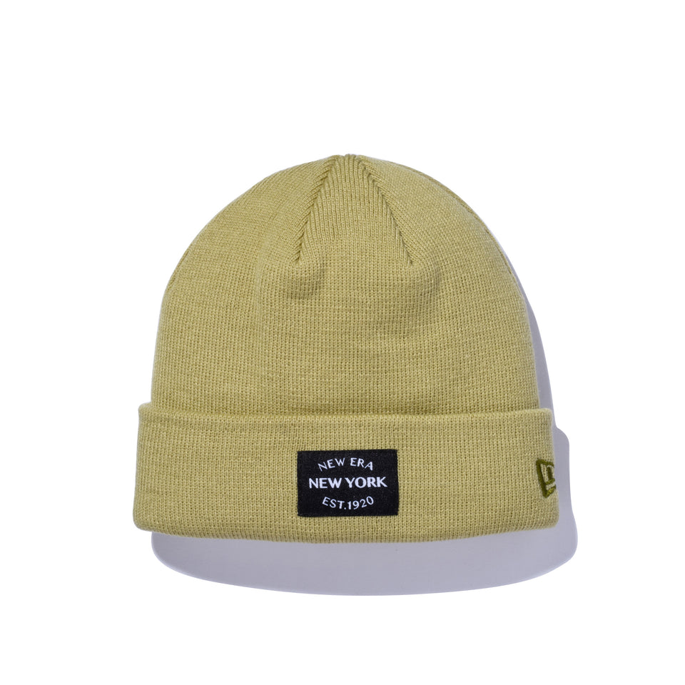 ベーシック カフニット ミッド New Era New York est 1920 セージグリーン