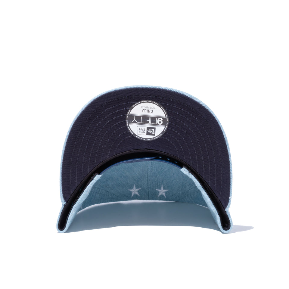 Child 9FIFTY ニューヨーク・ヤンキース スターズ ウォッシュドデニム