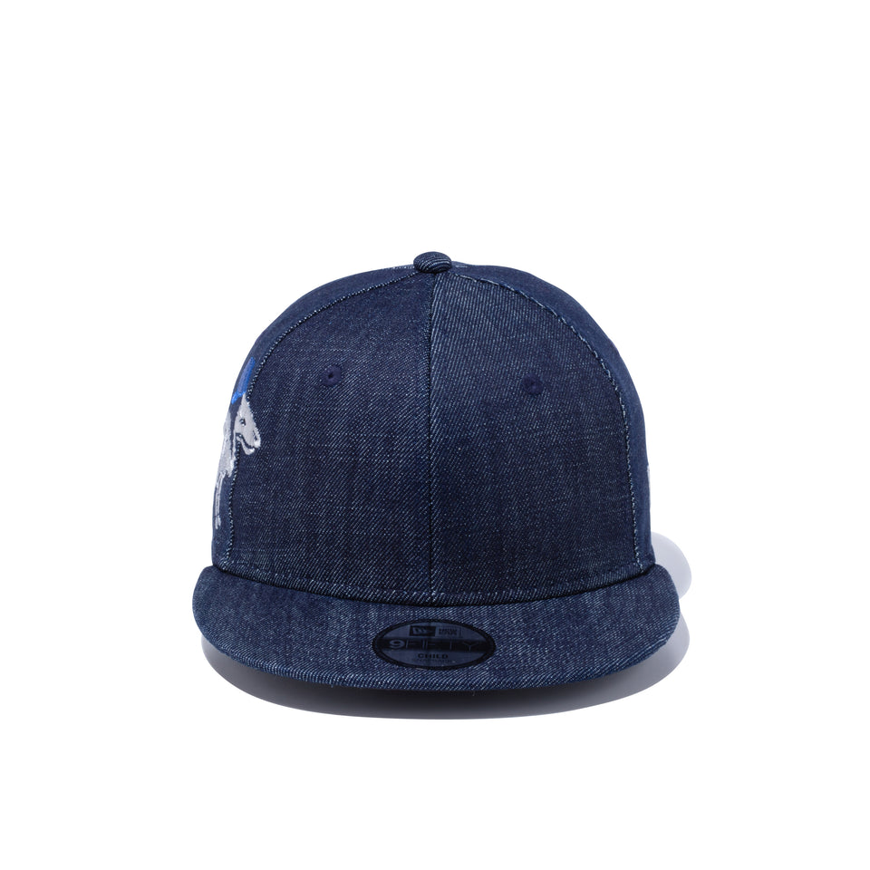 Child 9FIFTY ダイナソー インディゴデニム