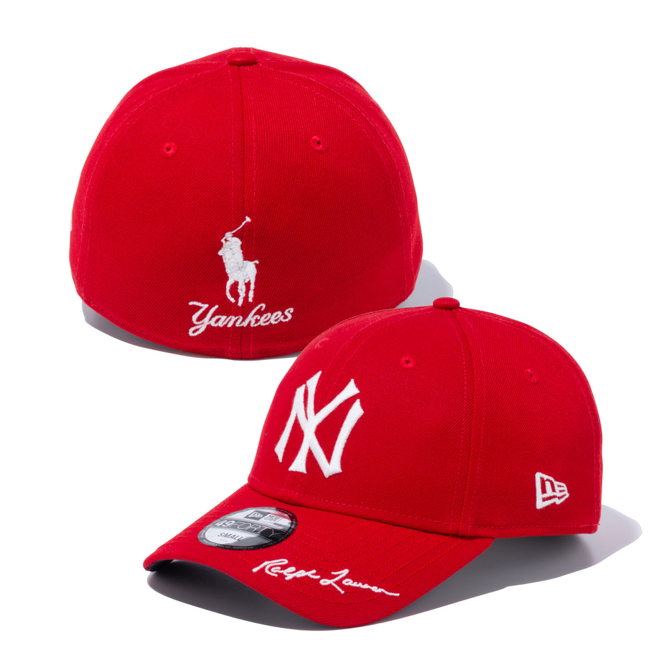 49FORTY POLO RALPH LAUREN ポロ ラルフローレン クーパーズタウン ニューヨーク・ヤンキース スカーレット