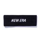 ヘッドバンド ニットヘアバンド NEW ERA ミッドロゴ ブラック