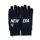 フリース ウォーマーグローブ NEW ERA ブラック × リフレクトホワイト