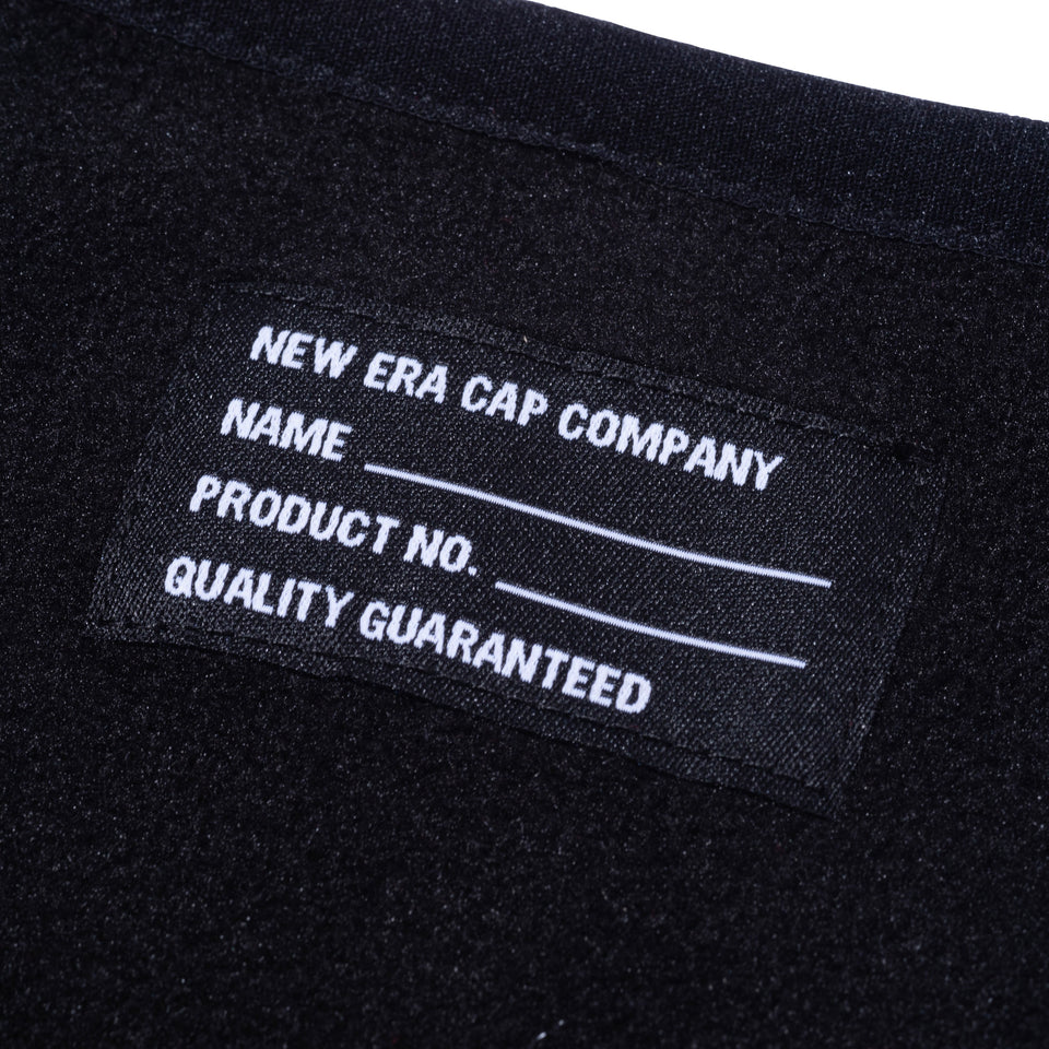 フリース ネックウォーマー ロング NEW ERA CAP COMPANY ブラック × ホワイト