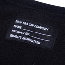 フリース ネックウォーマー ロング NEW ERA CAP COMPANY ブラック × ホワイト