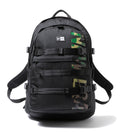 キャリアパック 35L プリントロゴ ブラック × ウッドランドカモ