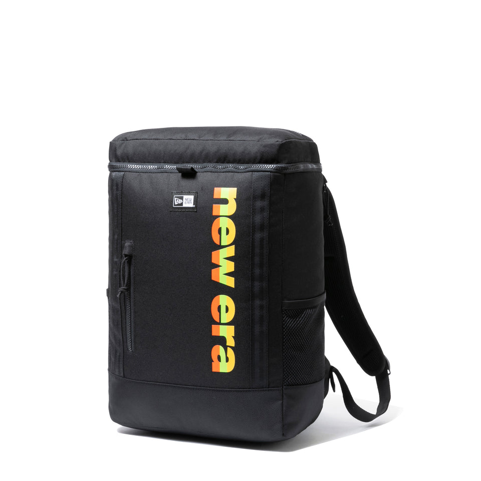 ボックスパック ミディアム 25L 3トーンロゴ ブラック