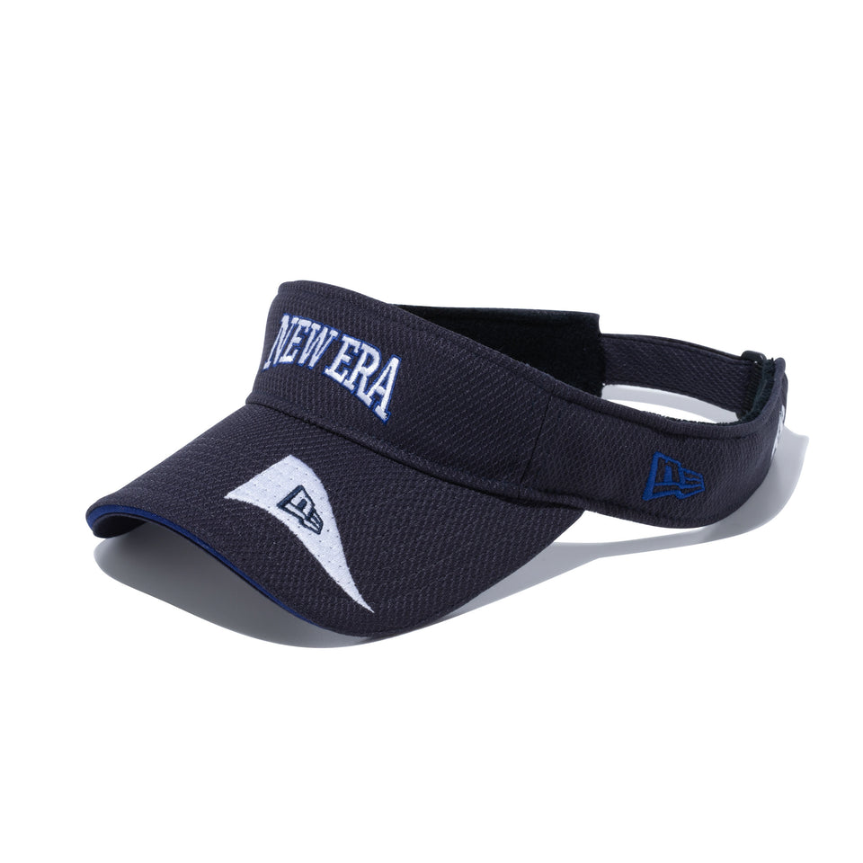 【ゴルフ】 サンバイザー ダイアモンドエラ ピンフラッグロゴ ネイビー | NEW ERA ニューエラ公式オンラインストア