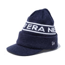 【ゴルフ】 バイザーニット NEW ERA ネイビー杢