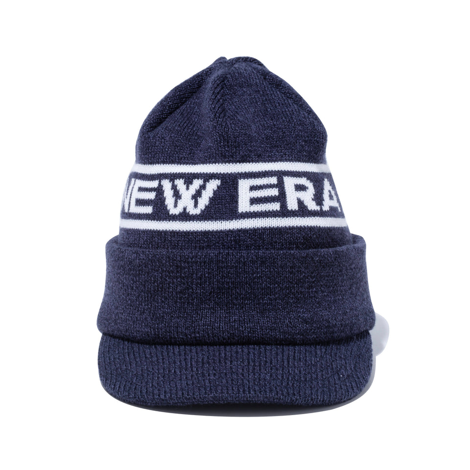 【ゴルフ】 バイザーニット NEW ERA ネイビー杢