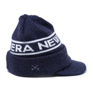 【ゴルフ】 バイザーニット NEW ERA ネイビー杢