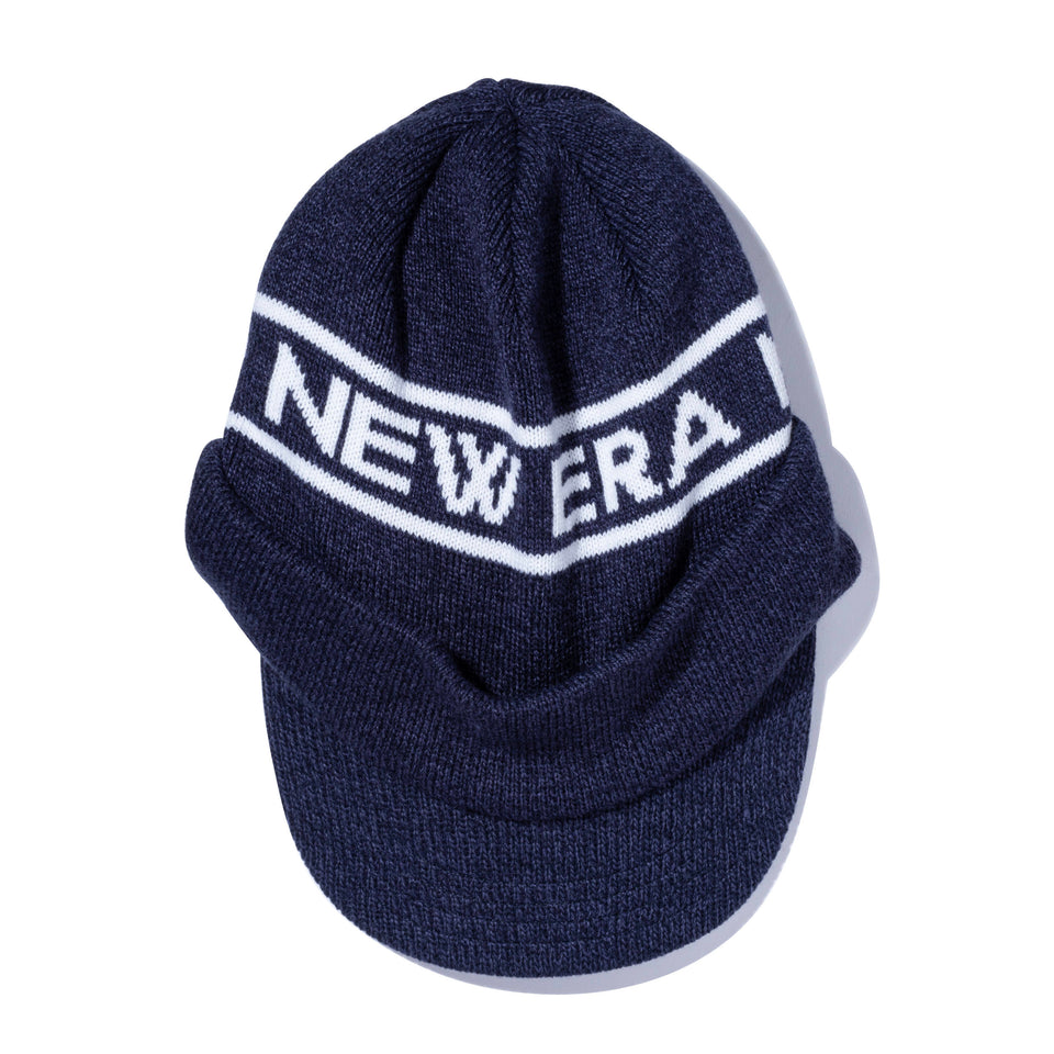 【ゴルフ】 バイザーニット NEW ERA ネイビー杢