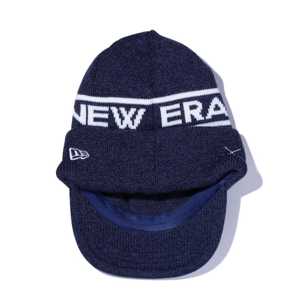 【ゴルフ】 バイザーニット NEW ERA ネイビー杢