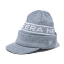 【ゴルフ】 バイザーニット NEW ERA グレー杢