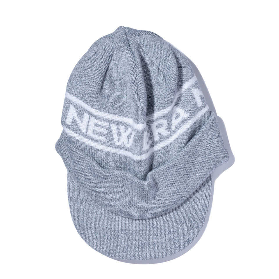【ゴルフ】 バイザーニット NEW ERA グレー杢