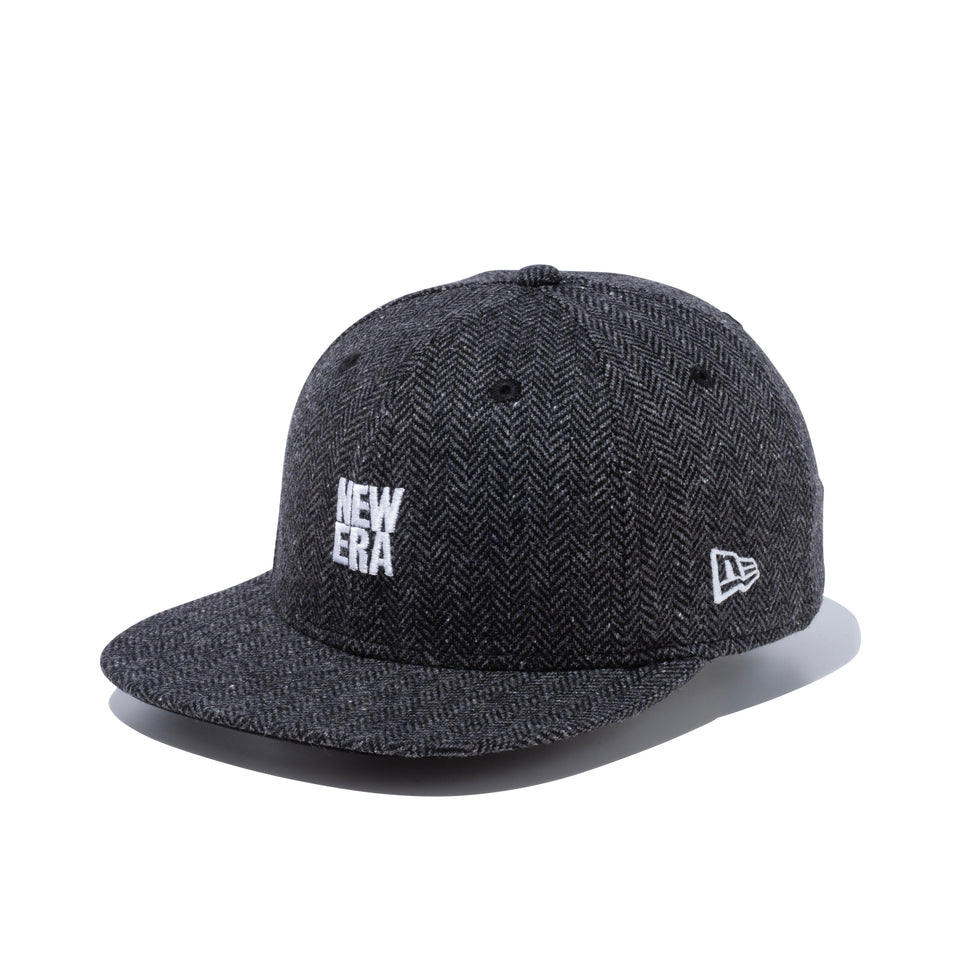 【ゴルフ】 9FIFTY Original Fit ネップツイード スクエアニューエラ ブラックヘリンボーン