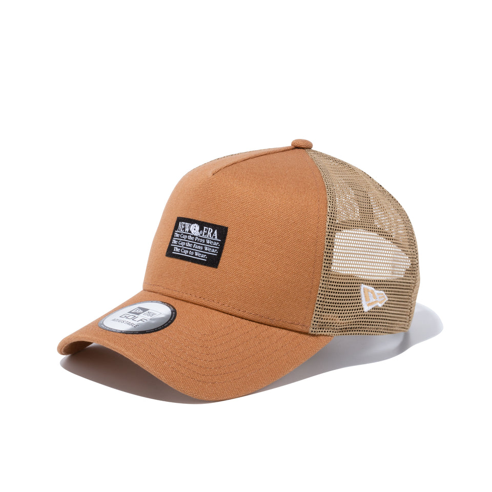 【ゴルフ】 9FORTY A-Frame トラッカー ダックキャンバス ネームパッチ タン | NEW ERA ニューエラ公式オンラインストア