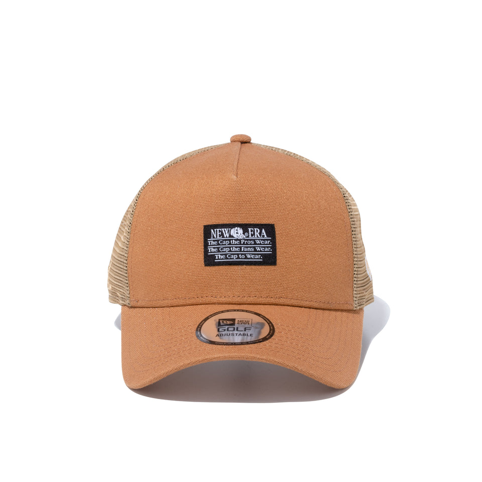 【ゴルフ】 9FORTY A-Frame トラッカー ダックキャンバス ネームパッチ タン
