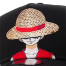 【ゴルフ】 9FORTY A-Frame On Par ONE PIECE ワンピース モンキー・D・ルフィ スパンコール ブラック