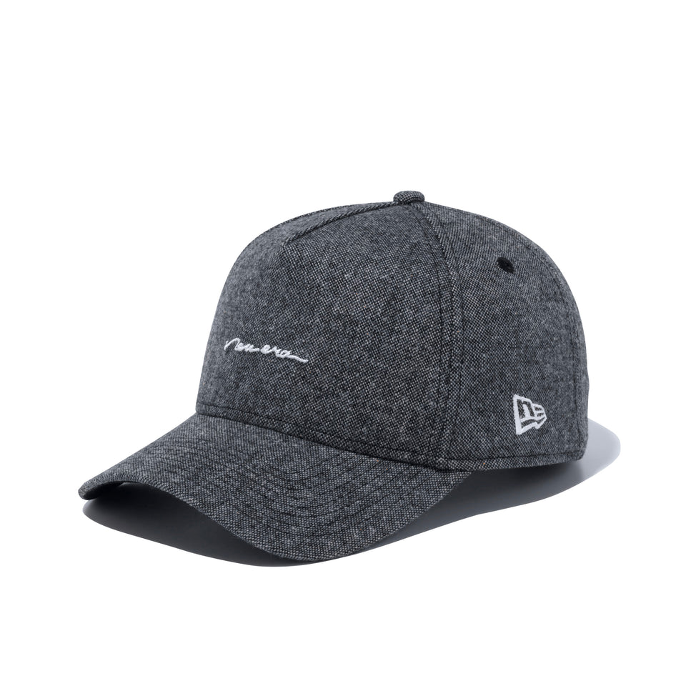 【ゴルフ】 9FORTY A-Frame ネップツイード ハンドリトゥンロゴ ブラックツイード
