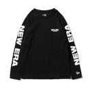 Youth 長袖 コットン Tシャツ New Era Cap Company ブラック