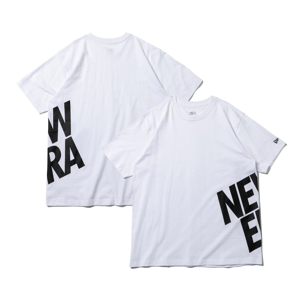 半袖 コットン Tシャツ ズームアップニューエラ ホワイト リラックスフィット | NEW ERA ニューエラ公式オンラインストア
