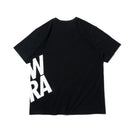 半袖 コットン Tシャツ ズームアップニューエラ ブラック × ホワイト リラックスフィット