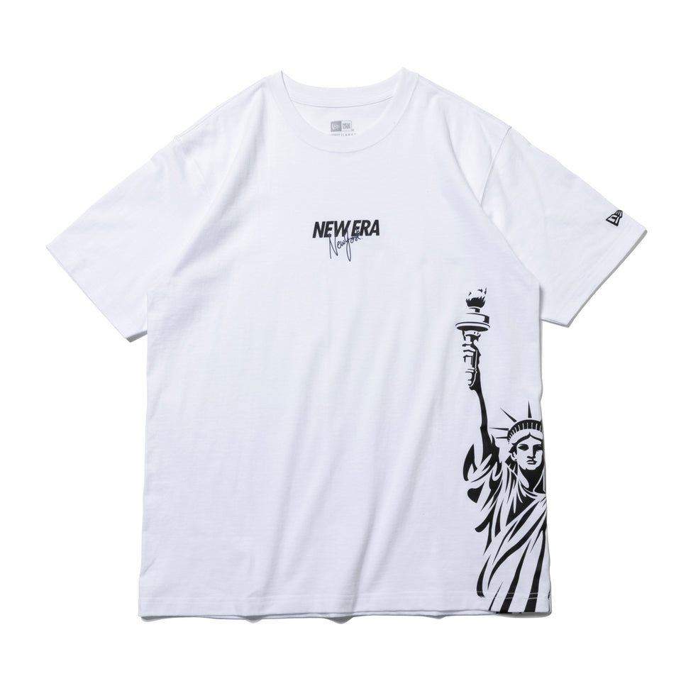 半袖 コットン Tシャツ スタチューオブリバティ ホワイト リラックスフィット | NEW ERA ニューエラ公式オンラインストア
