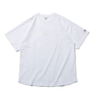 オーバーサイズド 半袖 コットン Tシャツ フラッグロゴ ホワイト × ホワイト | NEW ERA ニューエラ公式オンラインストア