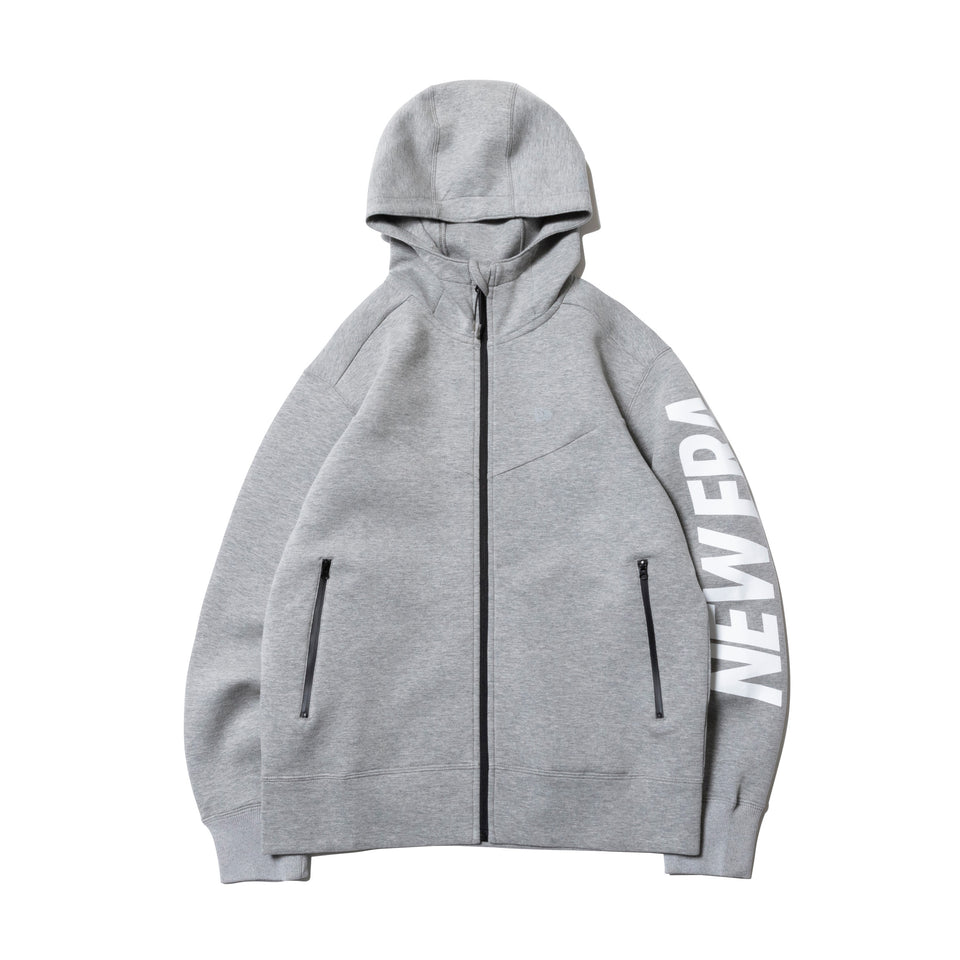 テック スウェット フルジップフーディー グレー  【 Performance Apparel 】
