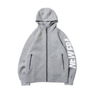 テック スウェット フルジップフーディー グレー  【 Performance Apparel 】