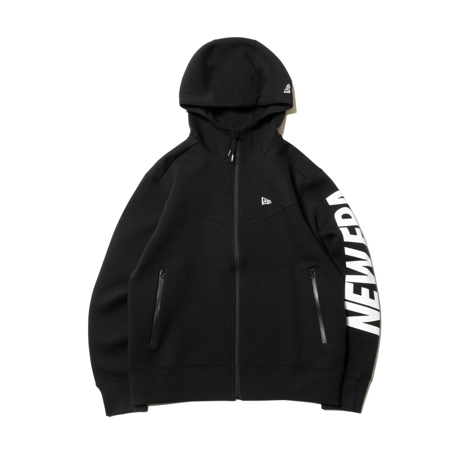 テック スウェット フルジップフーディー ブラック  【 Performance Apparel 】