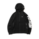 テック スウェット フルジップフーディー ブラック  【 Performance Apparel 】