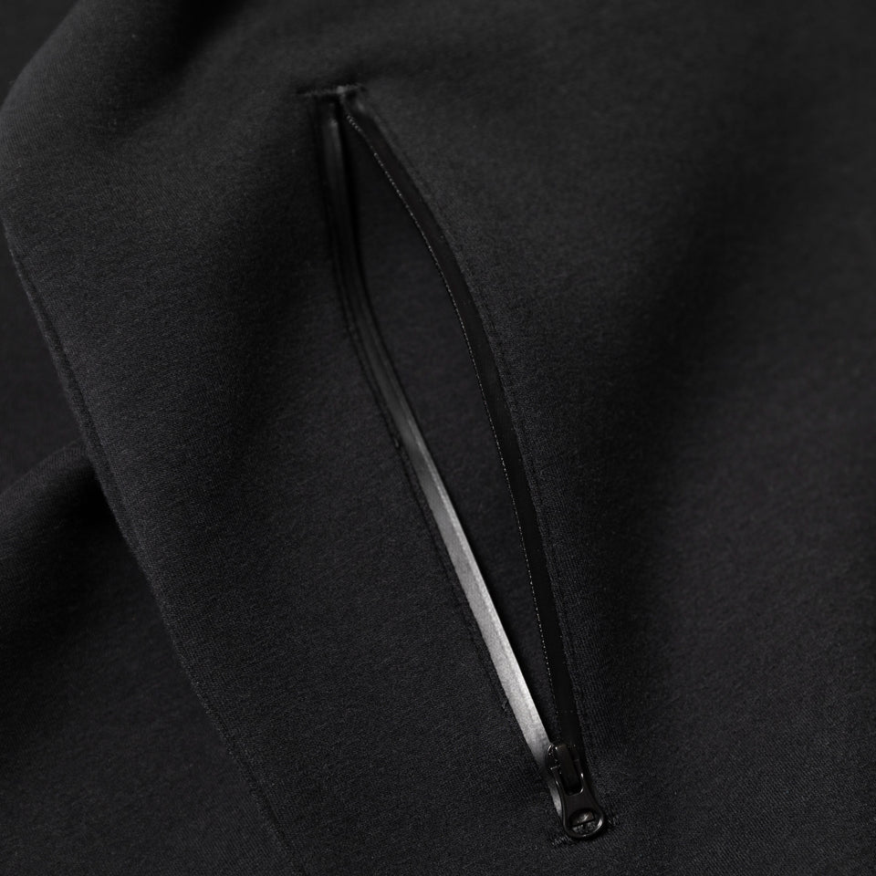 テック スウェット フルジップフーディー ブラック  【 Performance Apparel 】