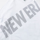 長袖 コットン Tシャツ ズームアップ ドット ニューエラ ホワイト レギュラーフィット