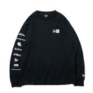 長袖 コットン Tシャツ ロゴアーカイブ ブラック レギュラーフィット