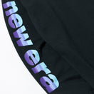 長袖 コットン Tシャツ 3トーンロゴ ブラック レギュラーフィット