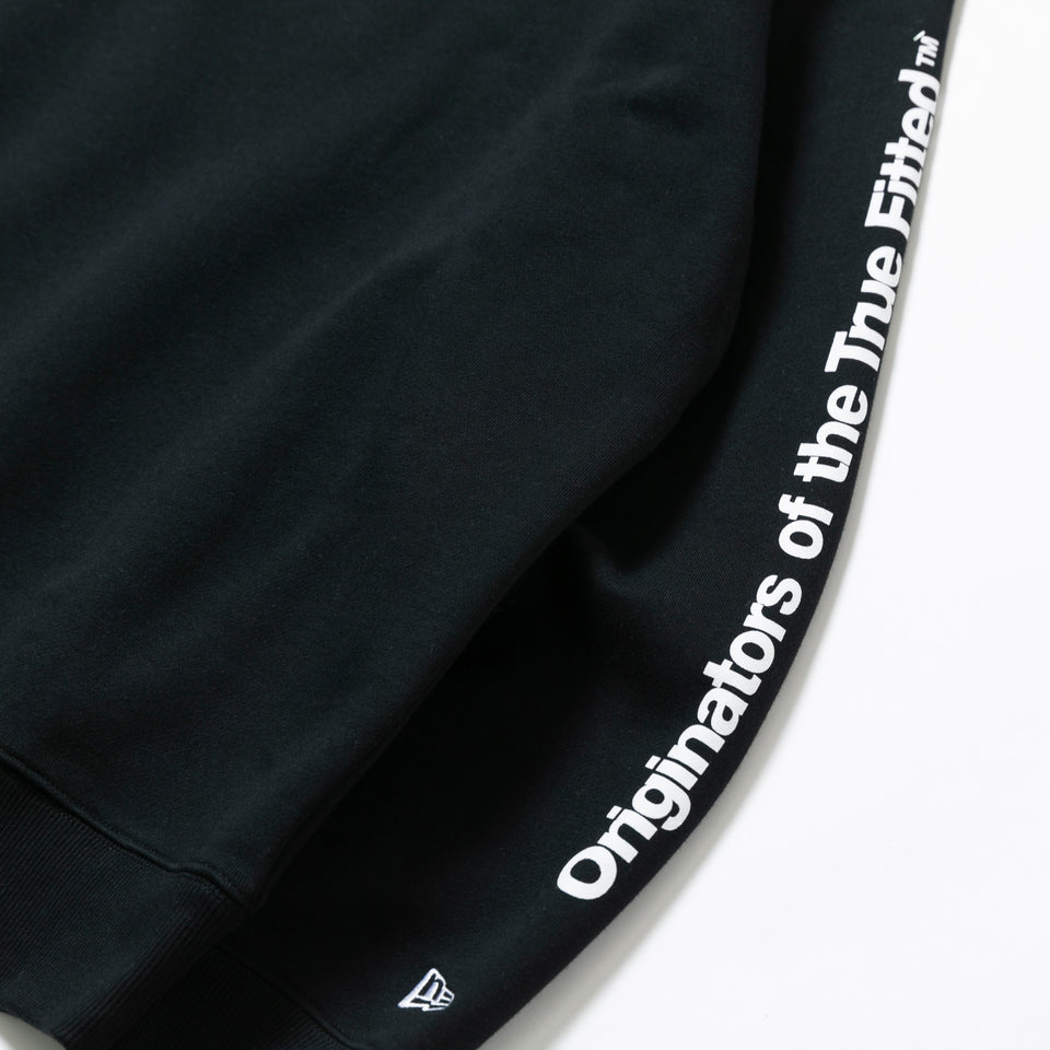 裏起毛 スウェット クルーネック Originators of the True Fitted ブラック