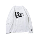 Child 長袖 コットン Tシャツ フラッグロゴ ホワイト