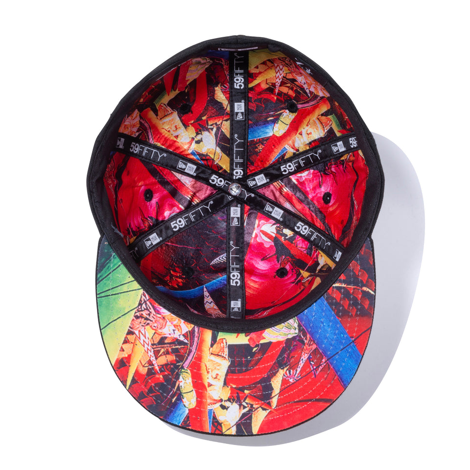 Kid's 59FIFTY Taro Okamoto 岡本太郎 太陽の塔 ミニロゴ ブラック