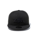 9FIFTY X-girl ミルズロゴ new era ブラック × ブラック