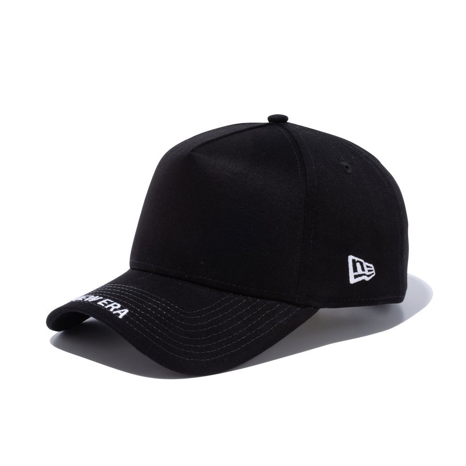 9FORTY A-Frame バイザー ミニロゴ NEW ERA ブラック